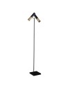 Amplex Lampa podłogowa Kavos - Mosiądz polerowany-czarna (1800 mm) 8378