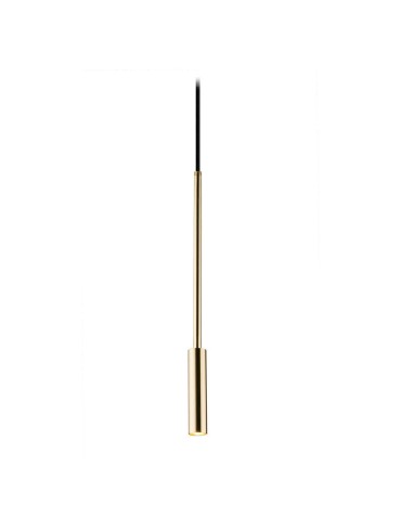 Amplex Lampa wisząca Lara 1 - Mosiądz polerowany-czarna (1700 mm) 8346