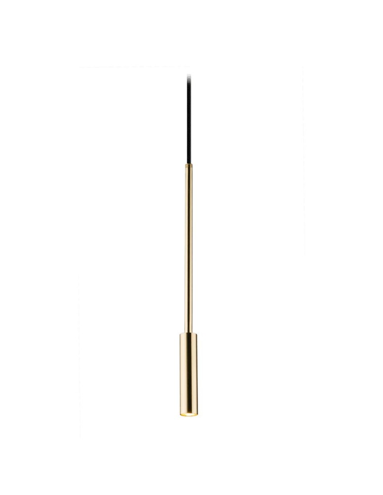 Amplex Lampa wisząca Lara 1 - Mosiądz polerowany-czarna (1700 mm) 8346 Amplex Lampa wisząca Lara 1 - Mosiądz polerowany-czarna (1700 mm) 8346