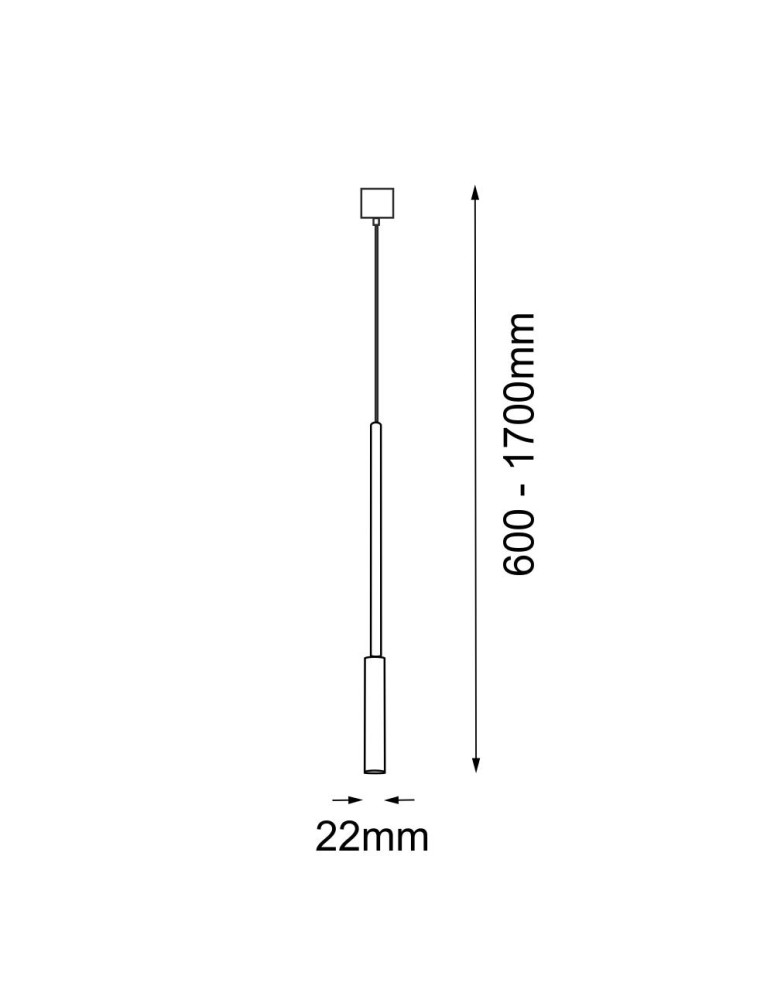 Amplex Lampa wisząca Lara 1 - Mosiądz polerowany-czarna (1700 mm) 8346 Amplex Lampa wisząca Lara 1 - Mosiądz polerowany-czarna (1700 mm) 8346
