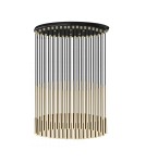 Lampy wiszące rurki - Amplex Lampa wisząca Lara 35 - Mosiądz polerowany-czarna (420 mm) 8348 - product 1