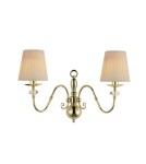 Kinkiety klasyczne - Amplex Kinkiet Lilosa 2 - Mosiądz polerowany (410 mm) 8399 - product 1