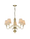 Amplex Lampa wisząca Lilosa 5 - Mosiądz polerowany (750 mm) 8679