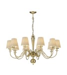 Żyrandole klasyczne - Amplex Lampa wisząca Lilosa 10 - Mosiądz polerowany (970 mm) 8683 - product 1