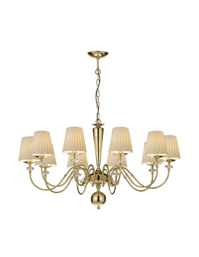 Amplex Lampa wisząca Lilosa 10 - Mosiądz polerowany (970 mm) 8683