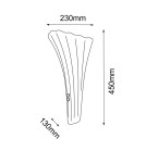 Amplex Kinkiet Petalo - Chrom połysk-srebrny (450 mm) 8799 Amplex Kinkiet Petalo - Chrom połysk-srebrny (450 mm) 8799