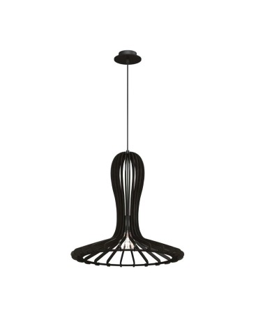 Amplex Lampa wisząca Rina - Czarna sklejka (460 mm) 5021