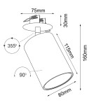 Reflektory wpuszczane w sufit - Brosline Lampa wpuszczana Ace dif 80 - Biała 3257 - product 2