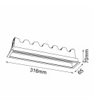 Brosline Lampa wpuszczana A - Glare in 10 - Czarna 3000K 3050 Brosline Lampa wpuszczana A - Glare in 10 - Czarna 3000K 3050