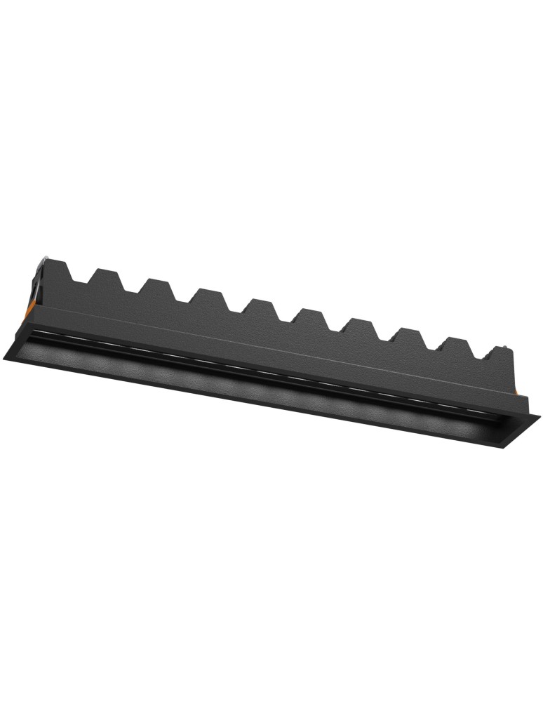 Brosline Lampa wpuszczana A - Glare in 15 - Czarna 3000K 3054