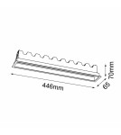 Lampy podtynkowe LED - Brosline Lampa wpuszczana A - Glare in 15 - Biała 3000K 3056 - product 2