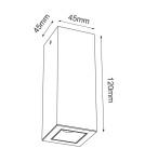 Oprawy sufitowe LEDowe - Brosline Plafon A - Glare 1 - Biały (120 mm) 4000K 1032 - product 2
