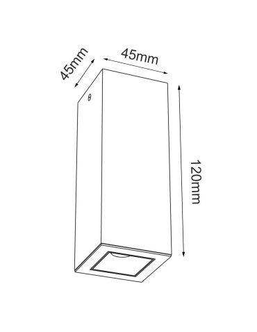 Brosline Plafon A - Glare 1 - Biały (120 mm) 4000K 1032 - produkt 2