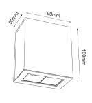 Brosline Plafon A - Glare 2 - Biały (100 mm) 3000K 1035 Brosline Plafon A - Glare 2 - Biały (100 mm) 3000K 1035