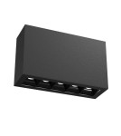 Oprawy sufitowe LEDowe - Brosline Plafon A - Glare 5 - Czarny (100 mm) 3000K 1037 - product 1
