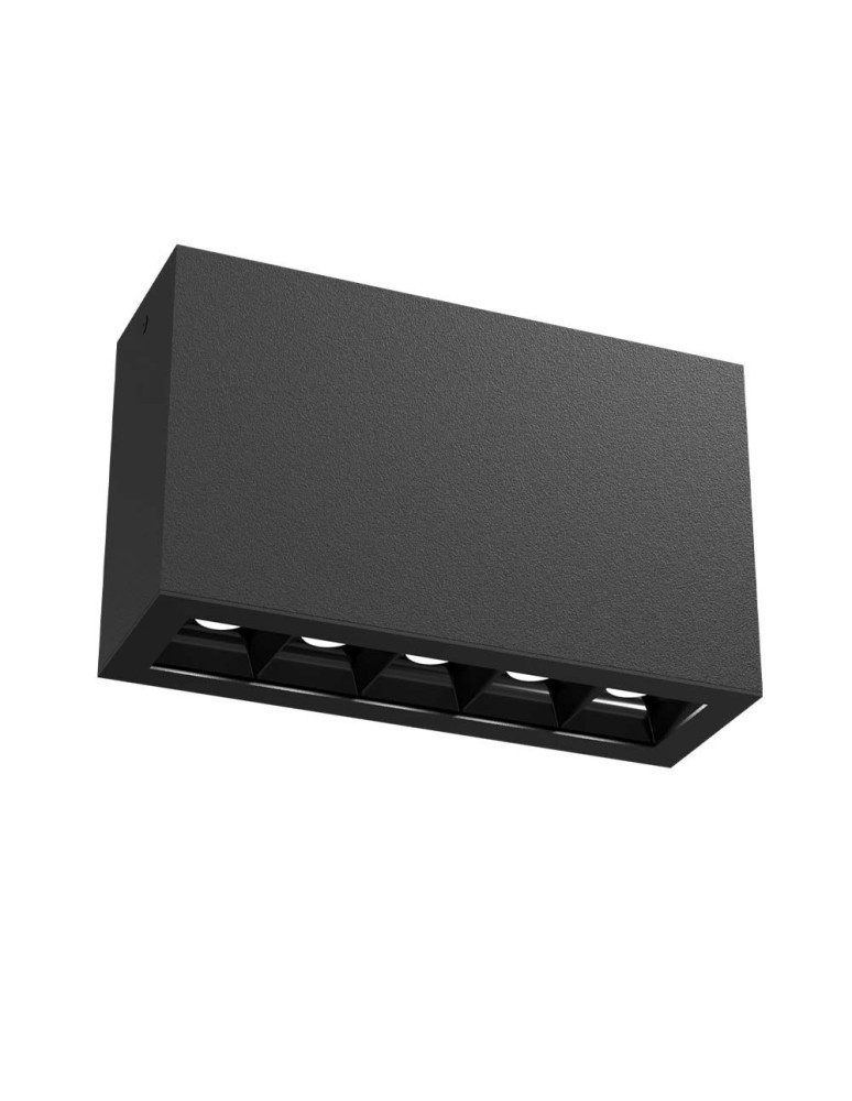 Brosline Plafon A - Glare 5 - Czarny (100 mm) 3000K 1037