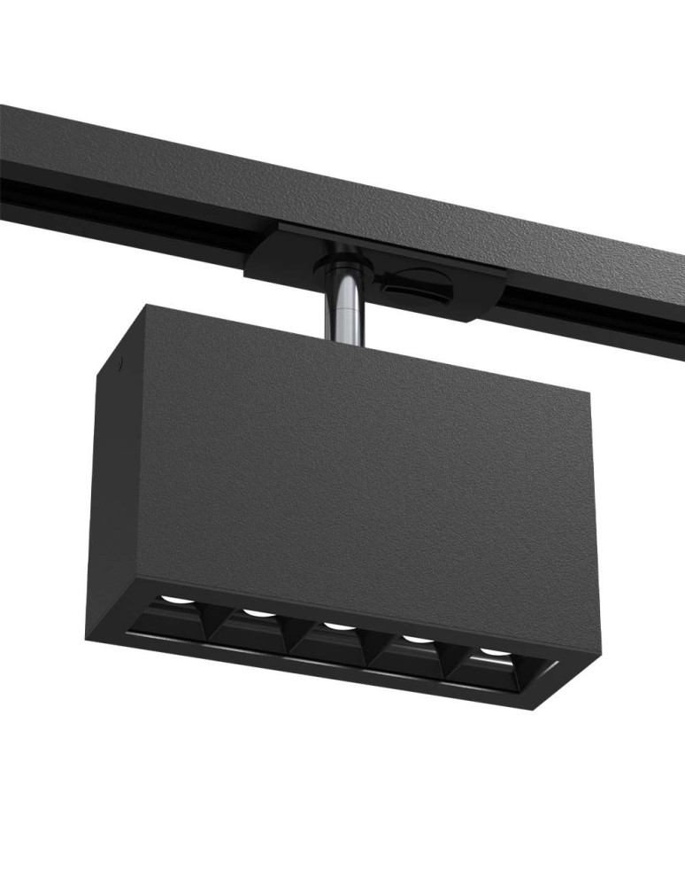Brosline Spot A - Glare track 5 - Czarny - Szynoprzewód 1F 230V 3000K 6322