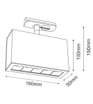 Lampy do szynoprzewodów 1 fazowych - Brosline Spot A - Glare track 5 - Biały - Szynoprzewód 1F 230V 4000K 6325 - product 2