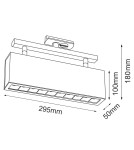 Lampy do szynoprzewodów 1 fazowych - Brosline Spot A - Glare track 10 - Biały - Szynoprzewód 1F 230V 3000K 6328 - product 2