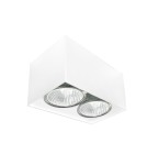 Oprawy sufitowe kwadratowe - Brosline Plafon Cage out mini 0-2 - Biały (70 mm) 1077 - product 1