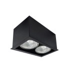 Oprawy sufitowe kwadratowe - Brosline Plafon Cage out mini 1-2 - Czarny (70 mm) 1080 - product 1