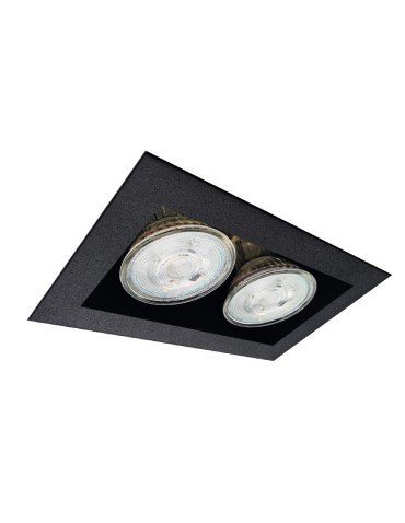 Brosline Lampa wpuszczana Cage in mini 1-2 - Czarna 3034