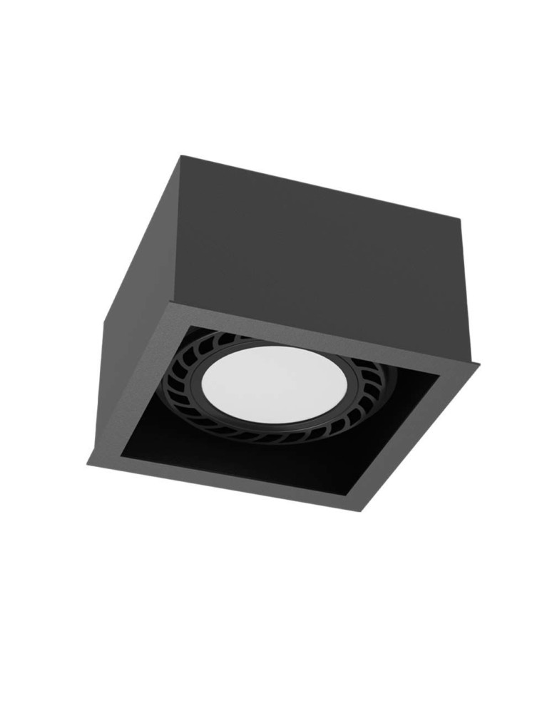 Brosline Plafon Cage out 1-1 - Czarny (85 mm) 1271