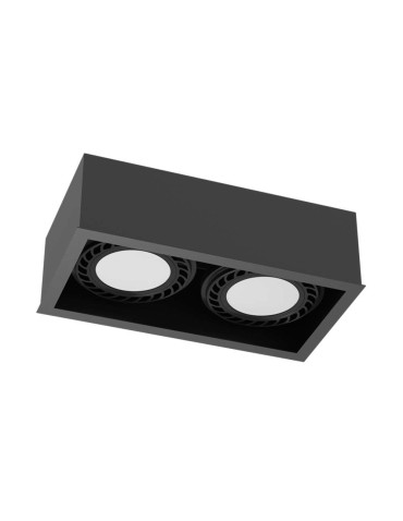 Brosline Plafon Cage out 1-2 - Czarny (85 mm) 1273