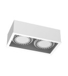 Oprawy sufitowe kwadratowe - Brosline Plafon Cage out 1-2 - Biały (85 mm) 1274 - product 1