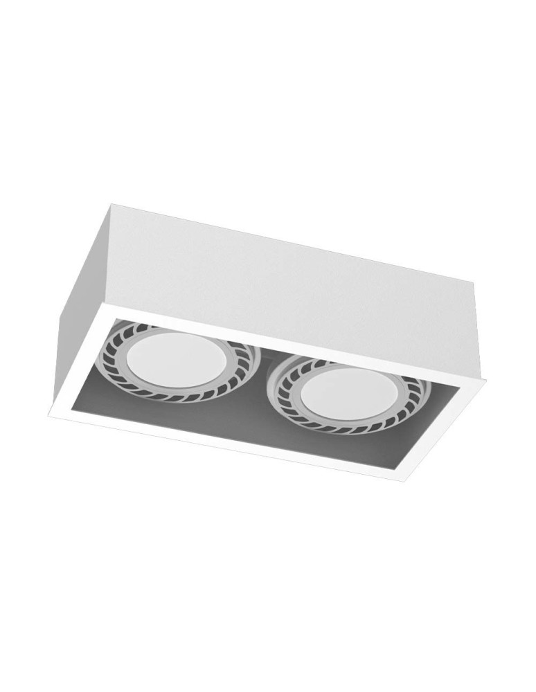 Brosline Plafon Cage out 1-2 - Biały (85 mm) 1274