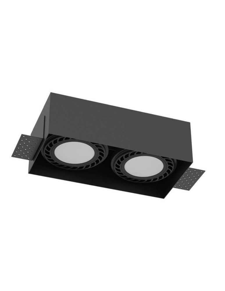 Brosline Lampa wpuszczana Cage in 0-2 - Czarna 3270