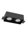 Brosline Lampa wpuszczana Cage in 0-2 - Czarna 3270