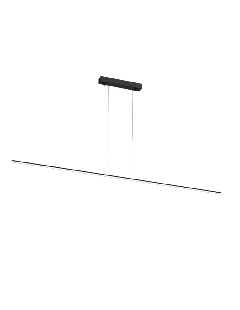 Brosline Lampa wisząca Slim P - Czarna (1200 mm) 4000K 5001