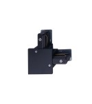 Akcesoria do szynoprzewodów 1 fazowych - Brosline Łącznik L szynoprzewodu podtynkowego 1F 230V - Czarny 6345 - product 1