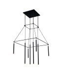 Lampy wiszące designerskie - Dohar Lampa wisząca alha H - (750 mm) Czarna 9010 - product 1
