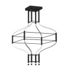 Lampy wiszące designerskie - Dohar Lampa wisząca alha S 4 - Czarna (780 mm) Premium 3000 - 6000K 9054 - product 1