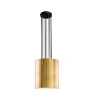 Lampy wiszące designerskie - Dohar Lampa wisząca IHI - Czarna-mosiężny (480 mm) 9492 - product 1