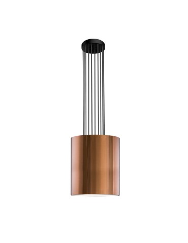 Dohar Lampa wisząca IHI - Czarna-miedziany (480 mm) 9493