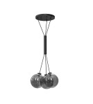 Lampy wiszące kule - Dohar Lampa wisząca iO 3 - Czarna (600 mm) 9143 - product 1