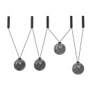 Lampy wiszące kule - Dohar Lampa wisząca iO 4 - Czarna (1900 mm) 9146 - product 1