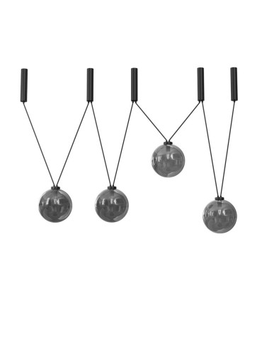 Dohar Lampa wisząca iO 4 - Czarna (1900 mm) 9146