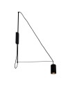 Dohar Kinkiet kabe - Czarny (720 mm) 9016