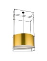 Dohar Lampa wisząca PAA - Czarna-mosiężny (800 mm) 9542