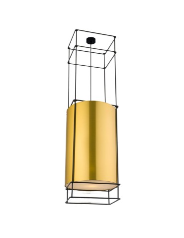 Dohar Lampa wisząca PAA - Czarna-mosiężny (400 mm) 9551