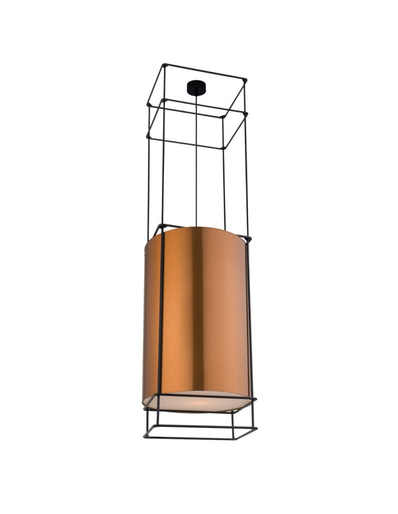 Dohar Lampa wisząca PAA - Czarna-miedziany (400 mm) 9552