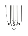 Dohar Lampa wisząca Udin 3 - Czarna 9786