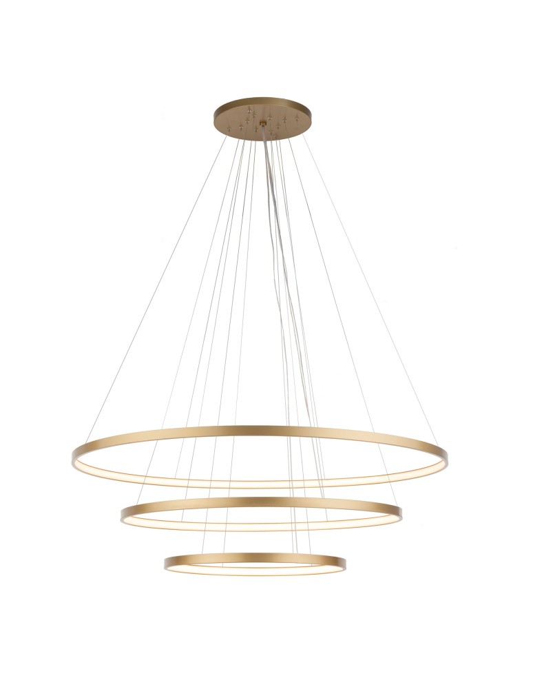 Shilo Lampa wisząca Agari Multi 3 117-87-57 - Złota (1170 mm) 3000K 5420