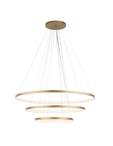 Shilo Lampa wisząca Agari Multi 3 117-87-57 - Złota (1170 mm) 4000K 5421
