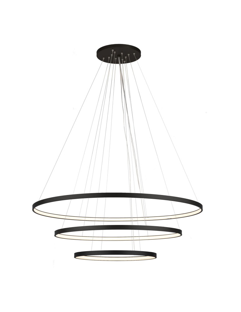 Shilo Lampa wisząca Agari Multi 3 117-87-57 - Czarna (1170 mm) 4000K 5431