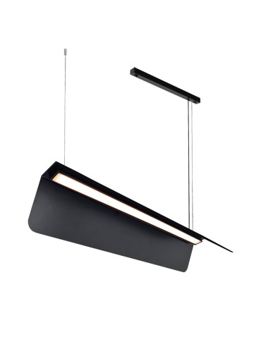 Shilo Lampa wisząca Agrola Z - Czarna (900 mm) 3000K 5206